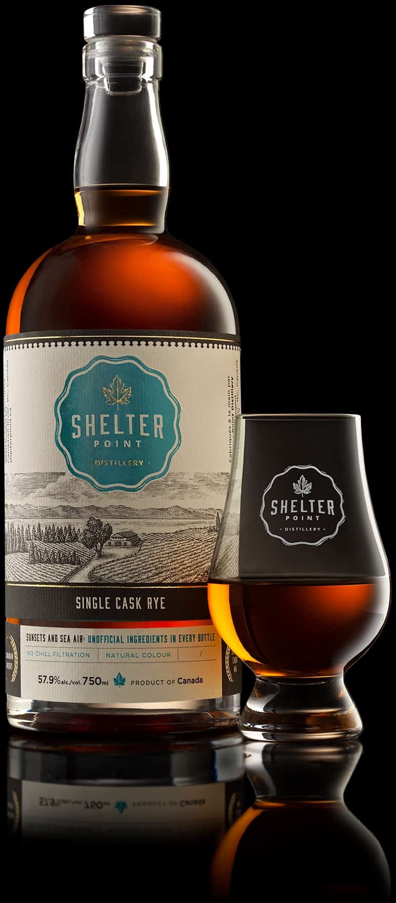 Single Cask Rye Web Size Shelter Point double distilled single malt scotch whisky
