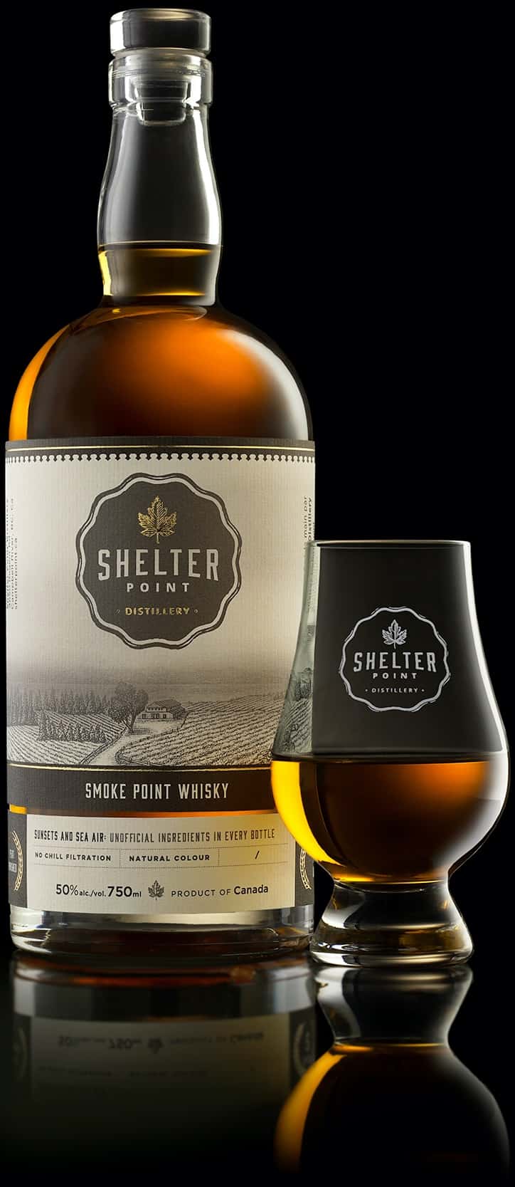 Smoke Point 2 Web Size Shelter Point double distilled single malt scotch whisky