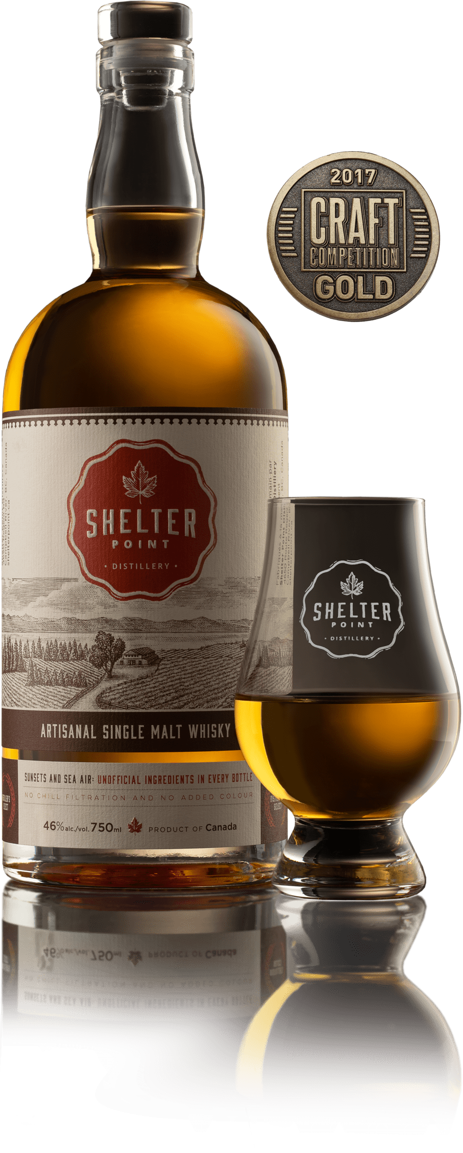 Shelter Point double distilled single malt scotch whisky