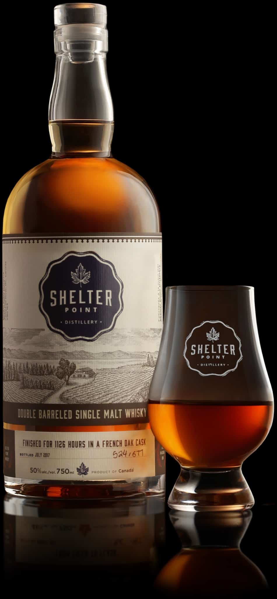 Shelter Point double distilled single malt scotch whisky