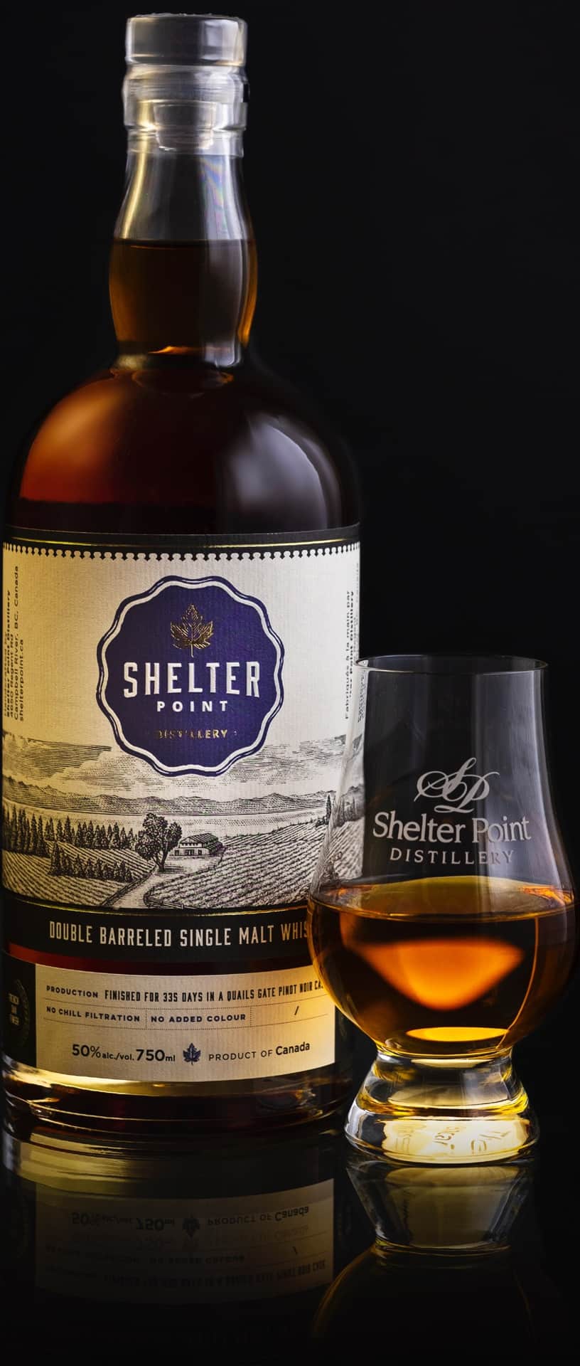 Shelter Point double distilled single malt scotch whisky
