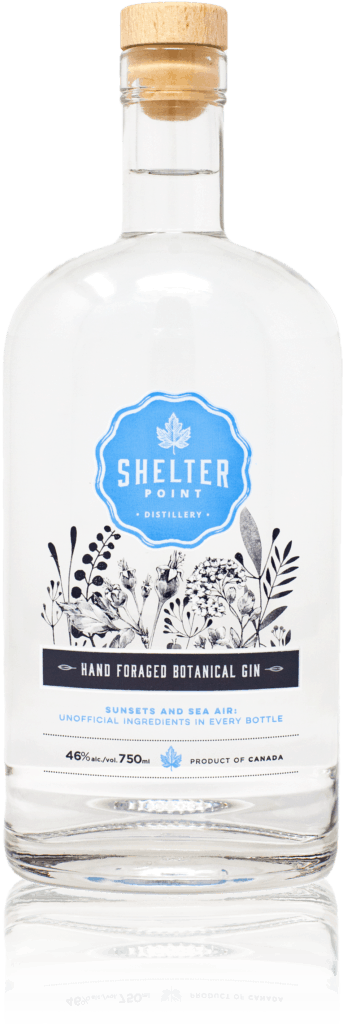 Shelter Point barley vodka distilled to the peak of perfection